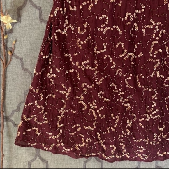 STUNNING RARE Free People Sassy Glam! Sequin Open Back Flying High Mini Dress - Picture 14 of 16